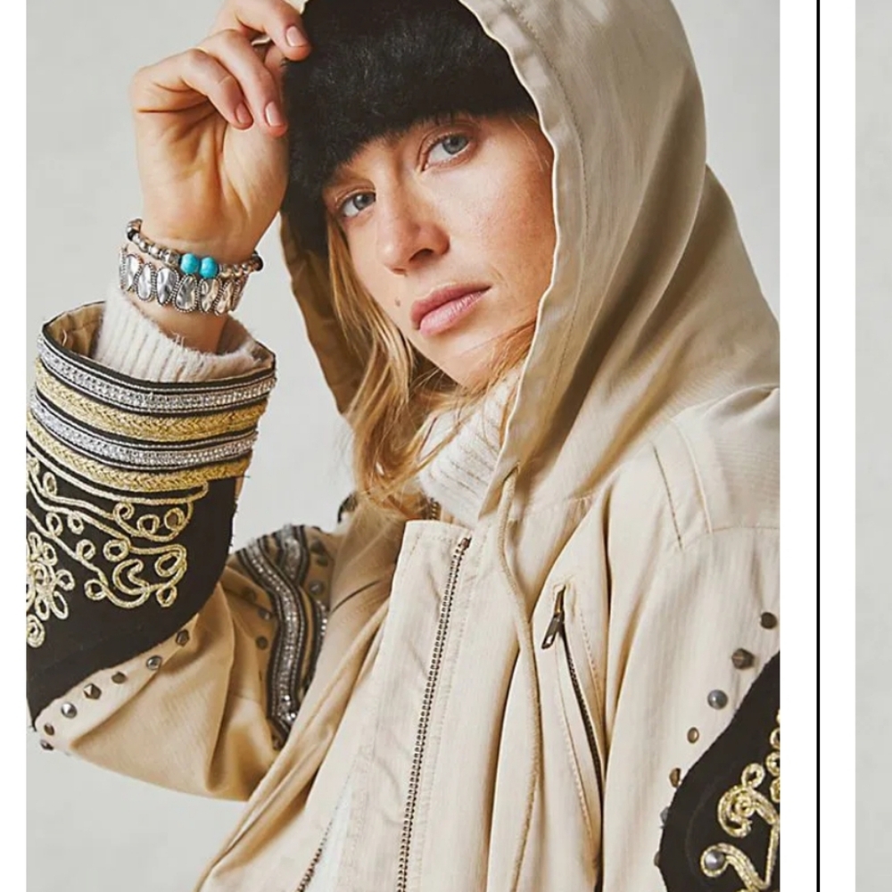 NWT Free People Golden Quills Jacket - Picture 3 of 6